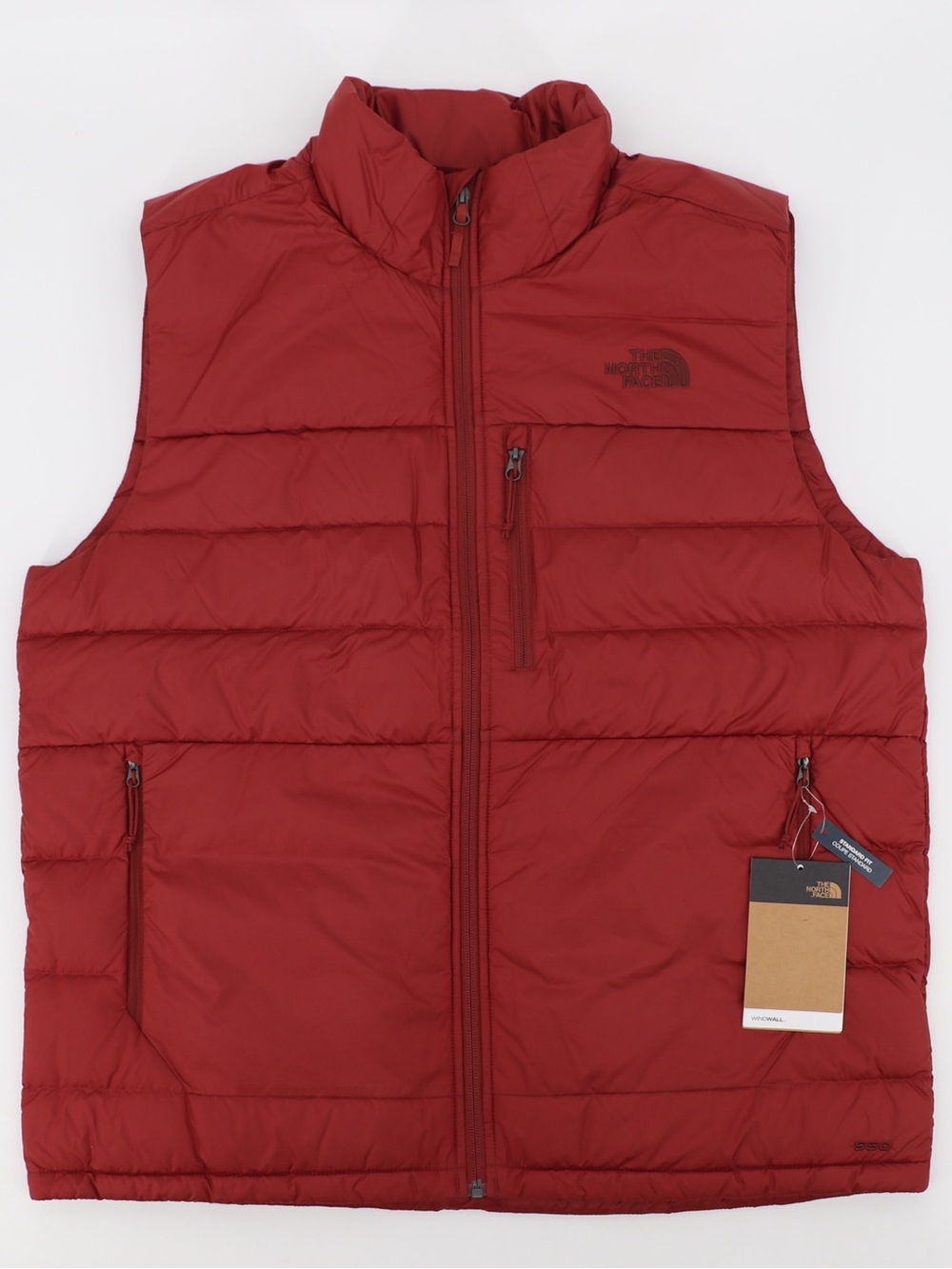The North Face Men’s Aconcagua 2 Large Down Vest Brick House Red New Authentic